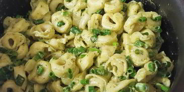 тортеллини с соусом песто