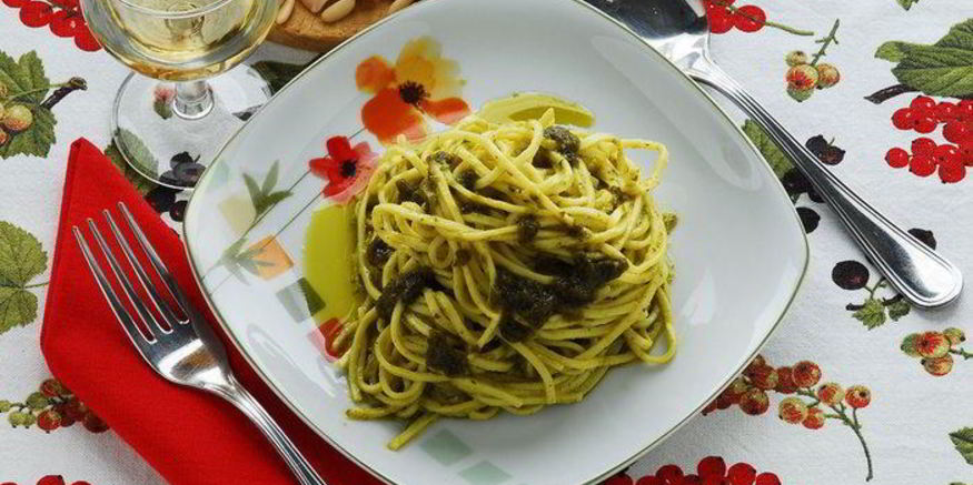 Рецепт тренетте с соусом песто