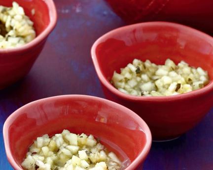 Ананасовая сальса к мясу