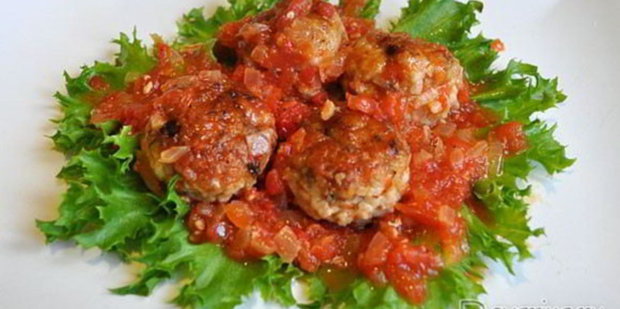 Рецепт фрикаделек в соусе сальса