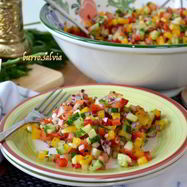 Рецепт Израильского салата сальса