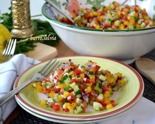 Израильский cалат сальса