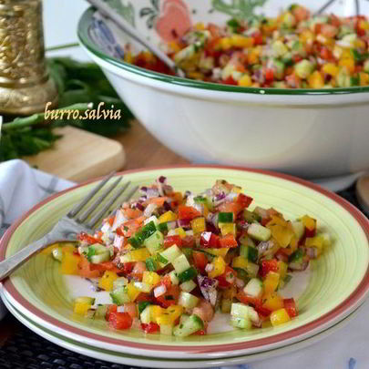 Израильский cалат сальса