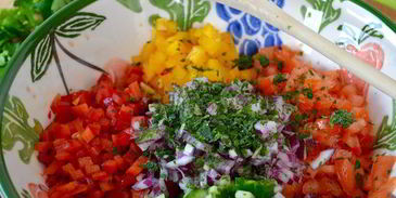 израильский cалат сальса