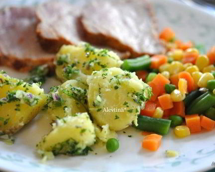 Картофель сальса