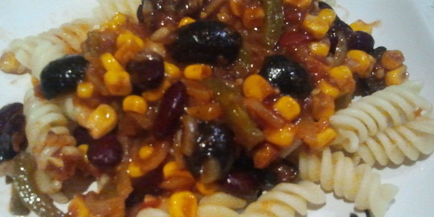 Рецепт пасты мексиканец с соусом сальса