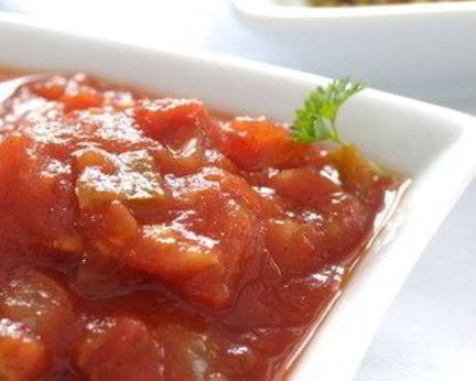 Сальса из перцев халапеньо и томатилло