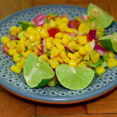 Сальса с кукурузой