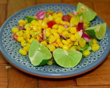 Сальса с кукурузой