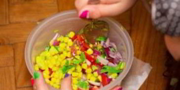 сальса с кукурузой