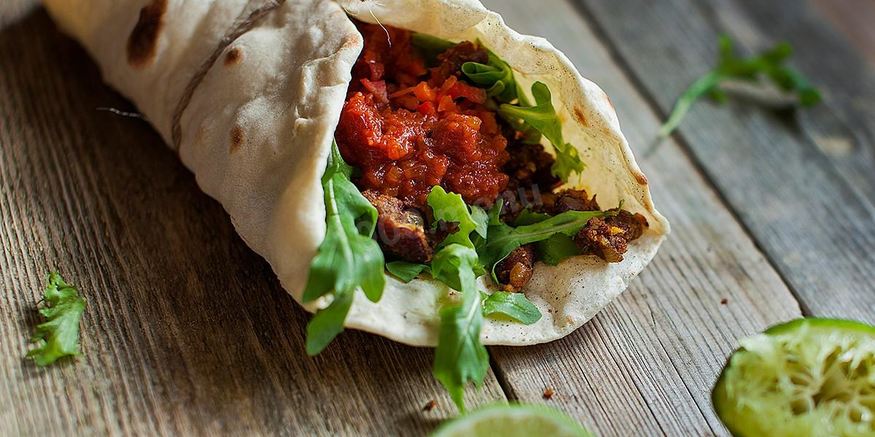 Рецепт тако с соусом сальса