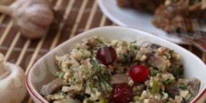 Рецепт грибного сациви