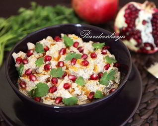 Сациви из курицы с ореховым маслом