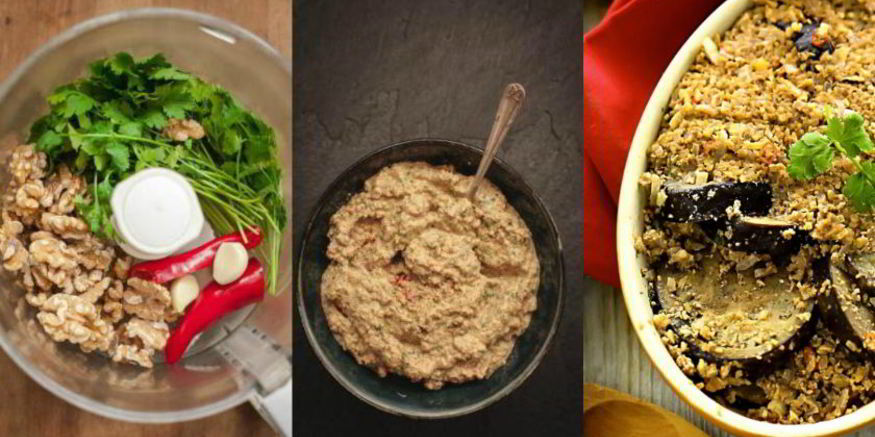 Рецепт сациви с баклажанами