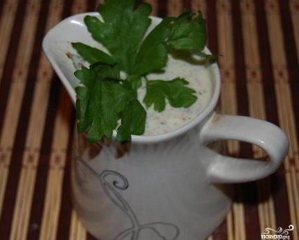 Соус Тартар из йогурта