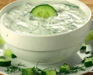 Соус Тартар из свежих огурцов