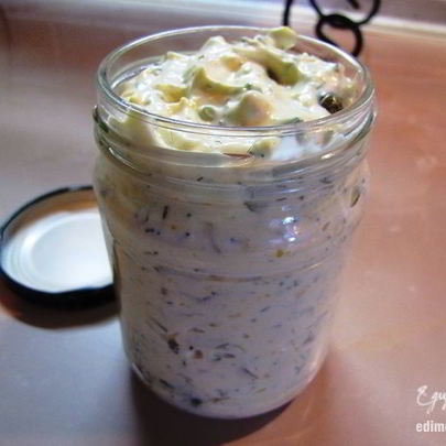 Соус тартар с солеными огурчиками