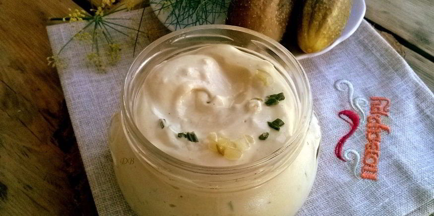Рецепт соуса тартар с солеными огурцами