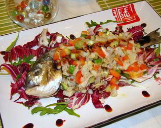 Тартар из дорады