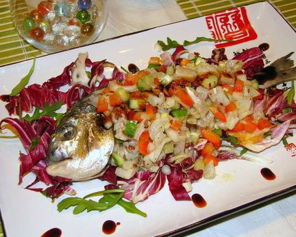 Тартар из дорады