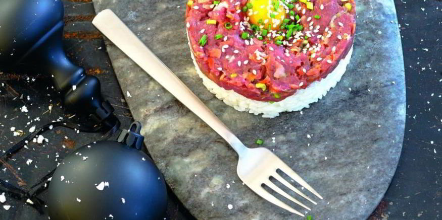 Рецепт тартара из говядины в стиле суши-бара