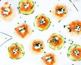 Тартар из копченой семги