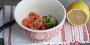 тартар из лосося