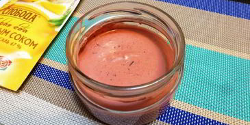 тартар из муксуна с брусничным соусом