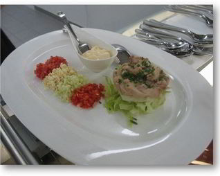 Тартар из печени трески