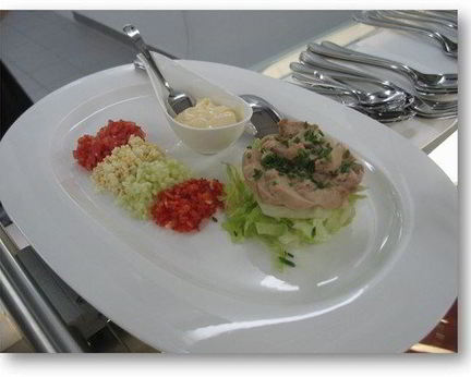 Тартар из печени трески