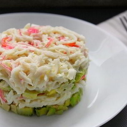 Тартар из снежного краба