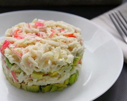 Тартар из снежного краба