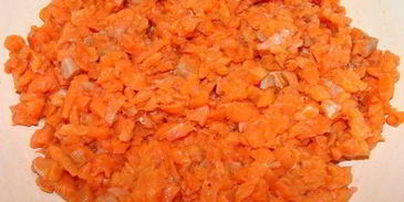 теплый тартар ролл из семги