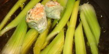 теплый тартар ролл из семги