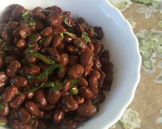 Фасоль с Ткемали