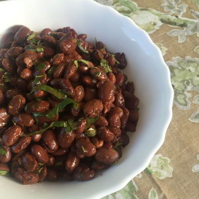 Фасоль с Ткемали