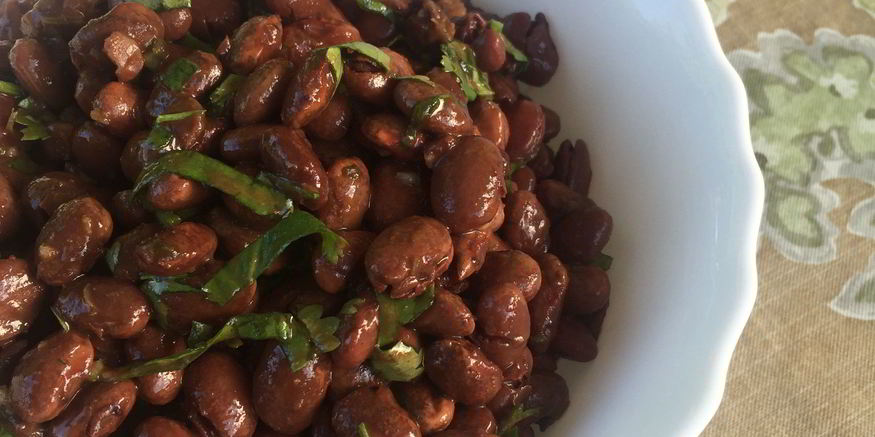 Рецепт фасоли с ткемали