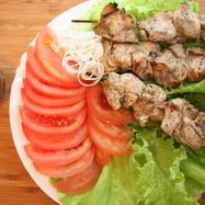 Рецепт Куриных шашлычков, маринованных в Ткемали