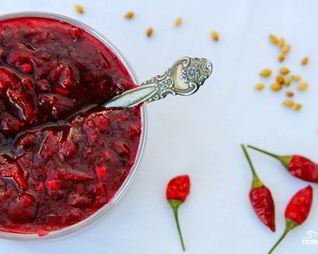 Соус Ткемали из красной алычи