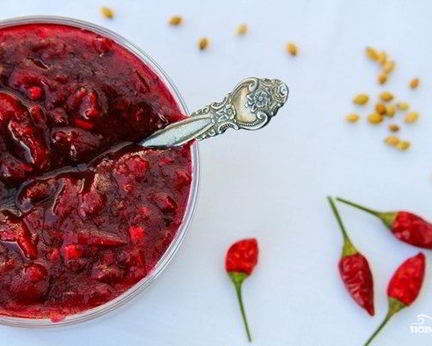 Соус Ткемали из красной алычи