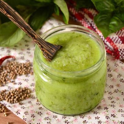 Соус Ткемали из зеленой сливы для шашлыка