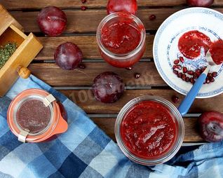 Ткемали из красной сливы