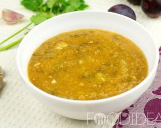 Ткемали из желтой сливы