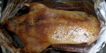 утка в соусе ткемали с медом