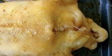 утка в соусе ткемали с медом