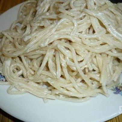 Сырный соус для спагетти