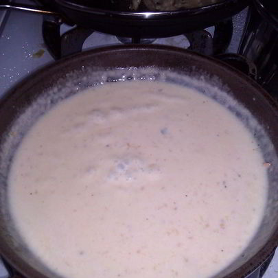 Сырный соус с копченым вкусом