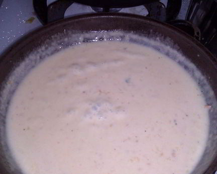 Сырный соус с копченым вкусом