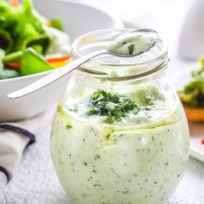 Сырный соус с зеленью