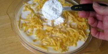 сырный соус в микроволновке